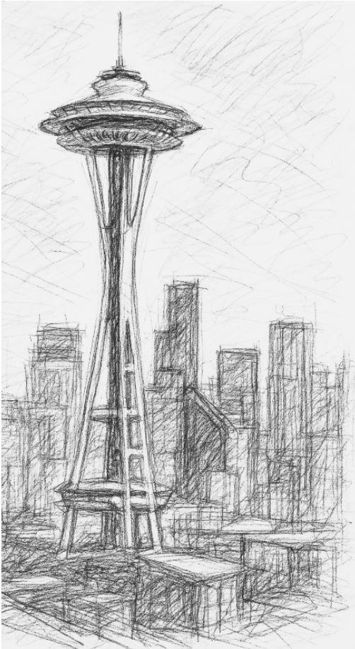 Space Needle from Observation